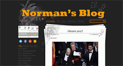Desktop Screenshot of normansblog.de